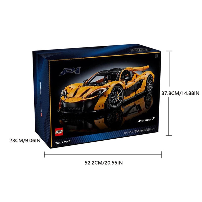 42172 LEGO  Technic McLaren P1 Hypercar Building Set, F1 Gift for Adults,Creative Gift for Boys and Girls