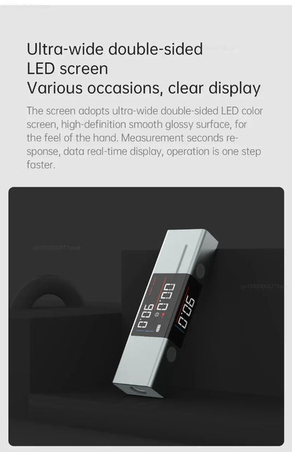 Xiaomi Duka Rapporteur laser Inclinomètre numérique Mesure d'angle 2 en 1 Niveau laser Règle Jauge Outils de construction Règle d'angle