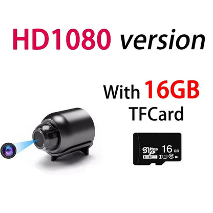 Mini cámara WiFi HD de 1080P para seguridad en interiores, vigilancia, monitor para bebés, videocámara con visión nocturna, cámara IP, grabadora de audio y video