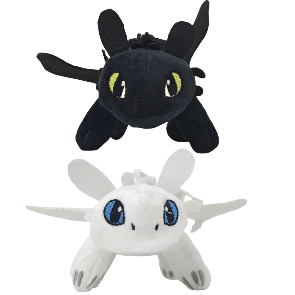 20cm Plushies Dragon Toys Toothless Toys Kawaii White Black Dinosaurs Animal Stuffed Plush Toys Kid Birthday Gifts for Kids Boy