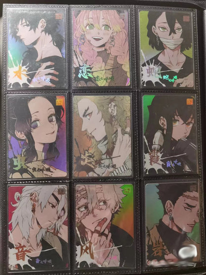 Anime Demon Slayer Kamado Nezuko Agatsuma Zenitsu Douma Akaza Sp Ssp Card Game Collection Rare Card Boy Birthday Present