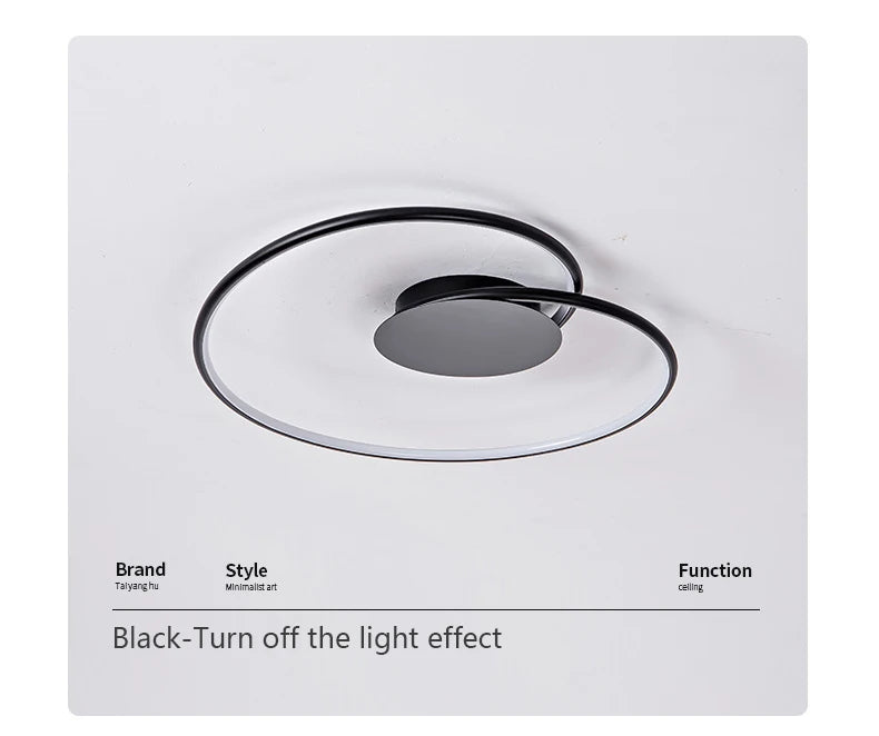 Bedroom Lamps  Mordern Minimalism Led Ceiling Lamp Creative Dimmable Study Room Light Indoor Lighting Home Decor Luster Fixtures