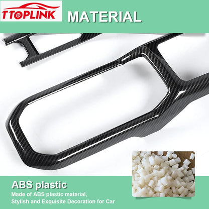 ABS Interior 4WD Gear Shift Panel/Gear Shift Panel Cover for Jeep Wrangler JL/for Jeep JT Gladiator 2018 Up Car Accessories
