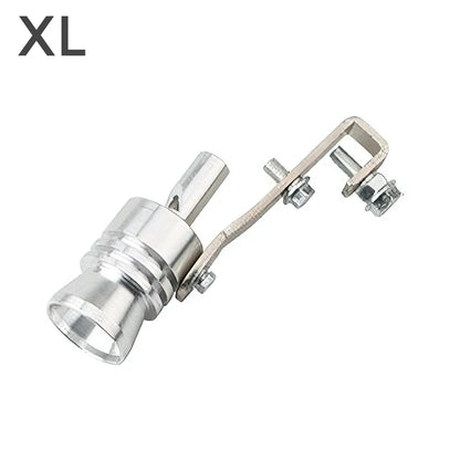 1 pieza de silbato de turbina modificado para automóvil, silbato de tubo de escape, silbato de imitación para motocicleta, silbato amplificador de sonido de escape de turbina