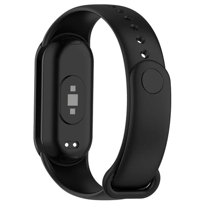 Silicone Strap For Xiaomi Smart Band 8 NFC Solid Bracelet Replacement Wristband Mi band 8 Waterproof Sport Watchband Accessories