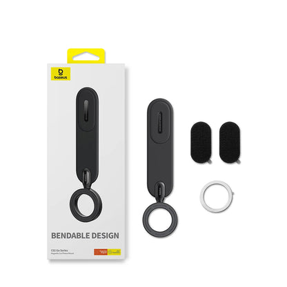Support magnétique Baseus pour téléphone portable de voiture, support pliable pour iPhone 12 13 14 Pro Max pour Samsung S23