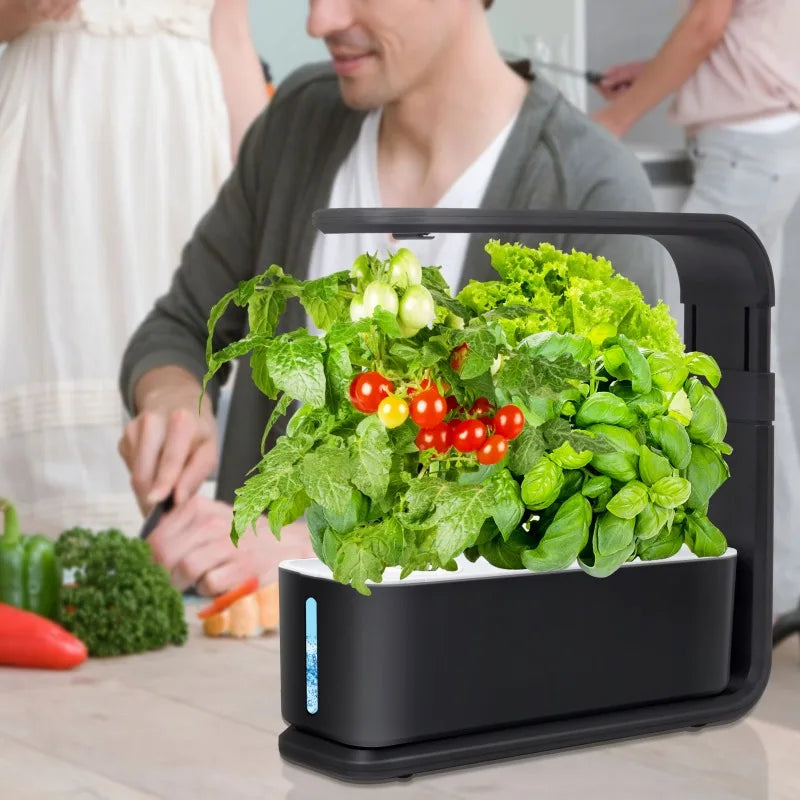 Vertak Hydroponics Kitchen Kit Indoor Growing Systems Mini Smart Home Garden With LED  Light