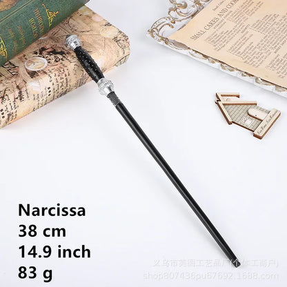 36 Styles Harry Magic Wand Resin Material Built in Steel Core Dumbledore Staff Cosplay Voldemort Props Christmas Gift Kid