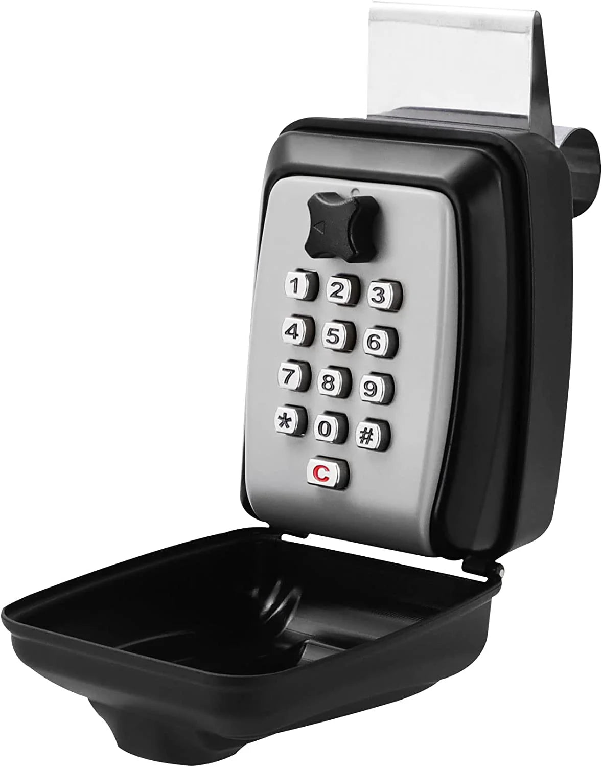 Portable Car Window Hanging Antitheft Code Key Box With 12Digits Code Waterproof Anti-theft Key Safe For Office Home Outdoor Use