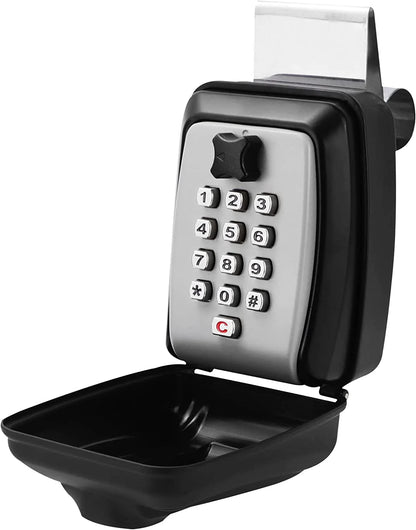 Portable Car Window Hanging Antitheft Code Key Box With 12Digits Code Waterproof Anti-theft Key Safe For Office Home Outdoor Use