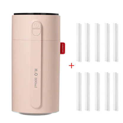 800ML Smart Induction Air Humidifier 2000mAh Battery USB Rechargeable Essential Oil Diffuser Air Humidifier for Home Car