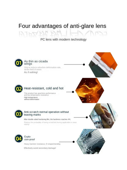 2 in 1 Car Sun Visor Goggle Night Vision Driving HD Anti Sunlight Dazzling Day Mirror Anti-UV Auto Interior Mirrors Sunshades
