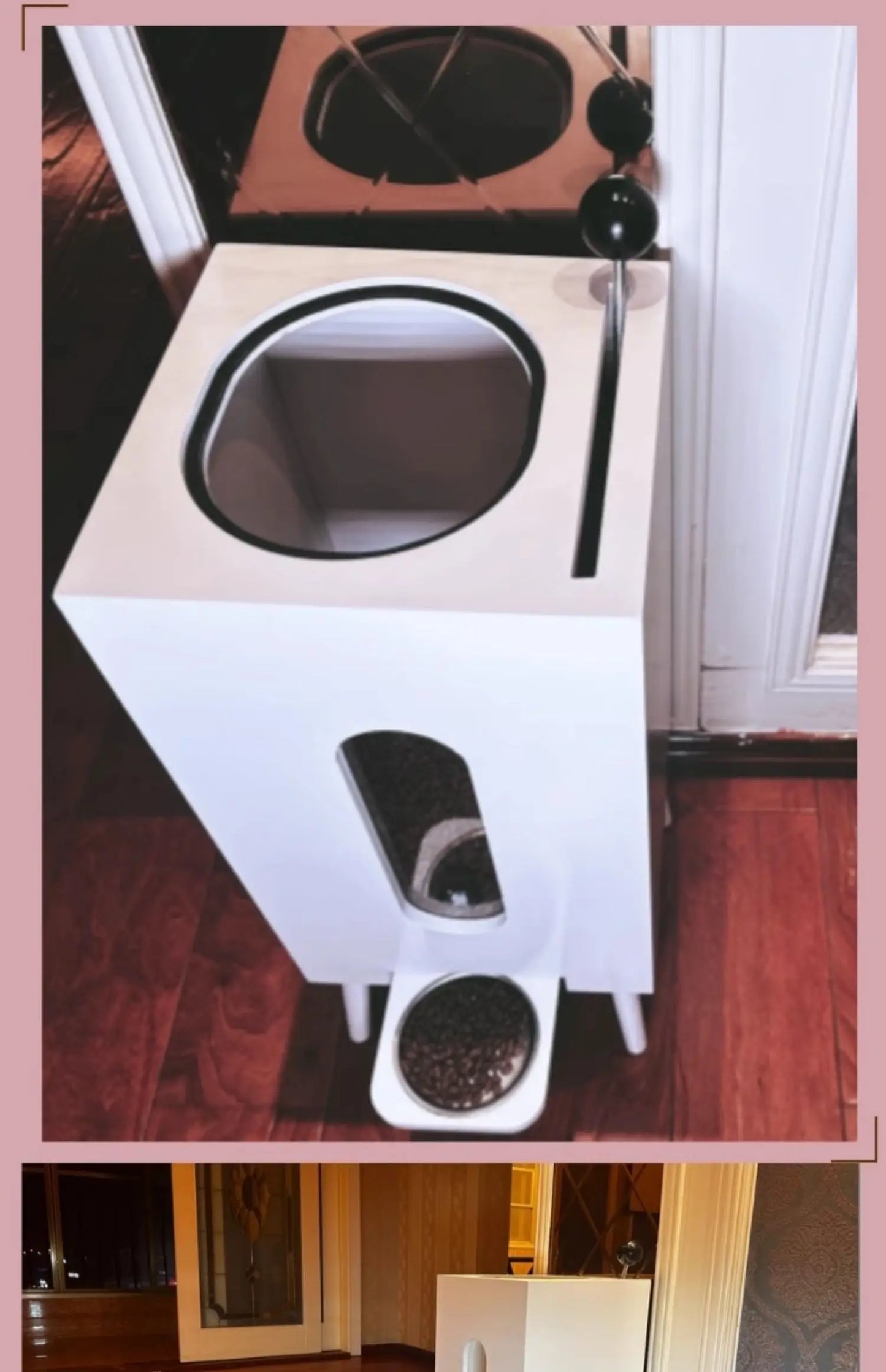 Pet Feeder Grain Storage Dogs and Cats Feeding Wooden Moisture-Proof