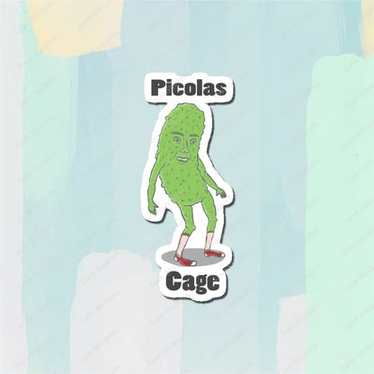 Picolas Cage 5PCS Stickers for Living Room Bumper Anime Cute Kid Car Art Print Window Home Decor