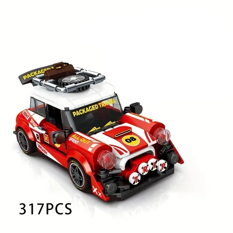 Speed Champions Series Racing Sports Vehiclea Technique Car Supercar Building Blocks Set Bricks Classic MOC Model Toys For Kids