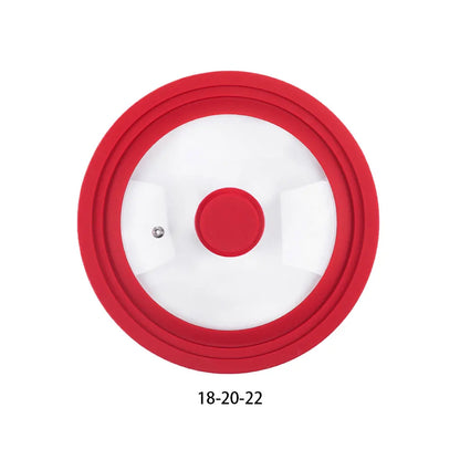 Transparent Glass Pot Lid Handle Anti Scalding Easy To Clean Kitchen Accessory Kitchen Pot Coverl