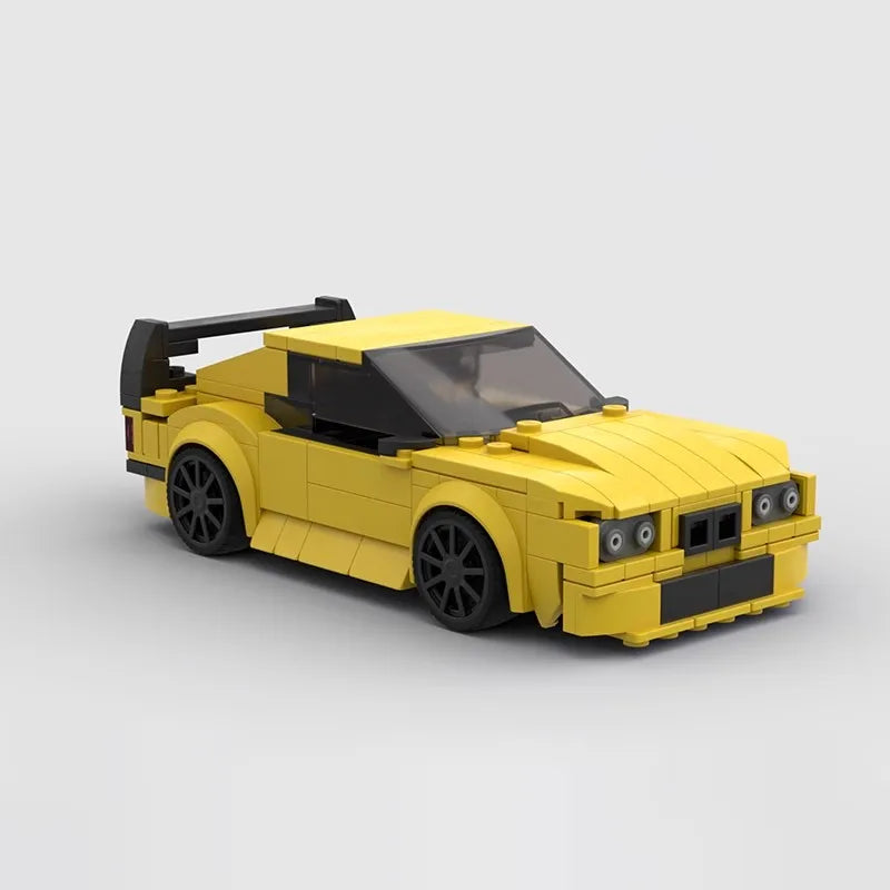 Bricklink Technical Car City Speed Champions M3 E30 E36 E46 GTR 635CSi 850CSi Vehicles Sets Building Blocks Toys Children Gift