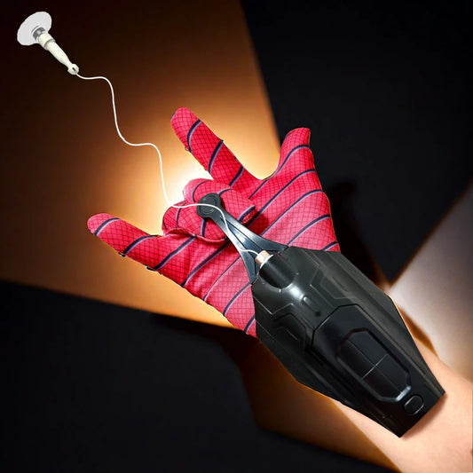Lanceurs de poignet Peter Parker Cosplay Accessoires Appareil de tir Jouets pour enfants Spiderman Silk Launche Toy Web Shooters