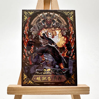 Anime Demon Slayer SZR Series Collectible Card Kochou Shinobu Kanroji Mitsuri Rengoku Kyoujurou Birthday Gifts Children's Toys