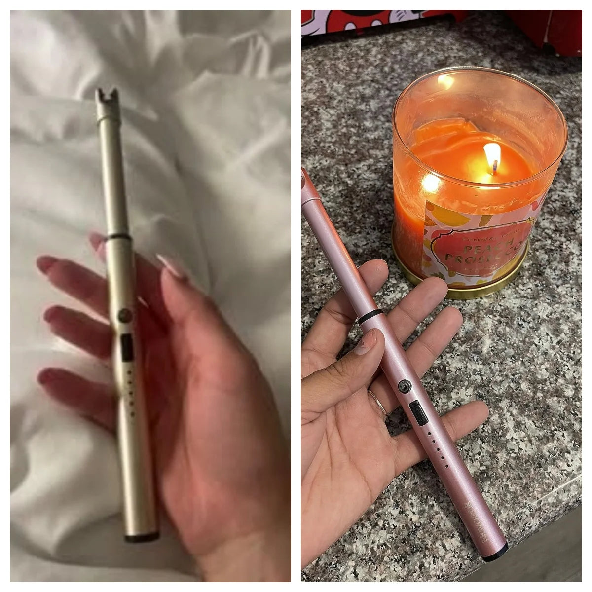 360° Outdoor Kitchen Lighter USB Rechargeable Portable Electronic Lighter Safety Lock Eco-friendly For Candles Gas Stoves