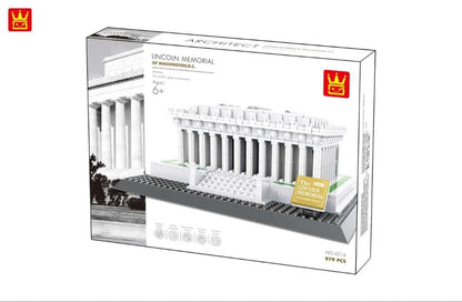 Wange Blocks World  Architecture Building Bricks Trevi Fountain Model Pyramid Educational Toys for Children Gifts 4210-4224