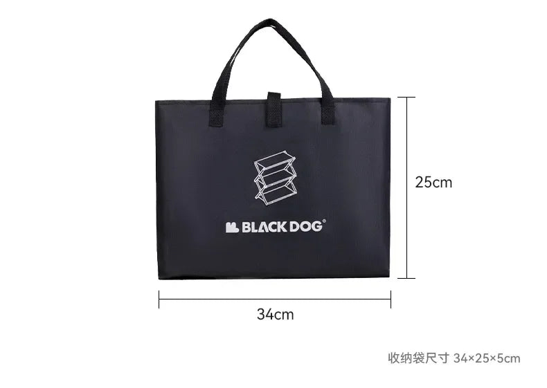 Black Dog Tool Storage Folding Camping Edc Multifunctional  Table Technological Gatgets Travel Multi-purpose  Telescopic