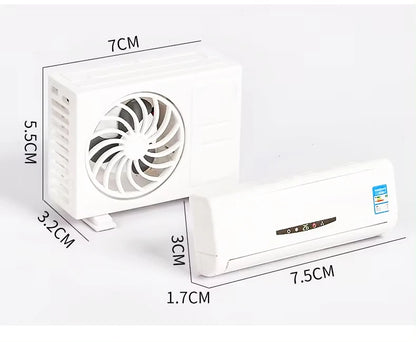 Solar Powered Car Air Freshener Air Conditioner Shape Solar Energy Air Freshener Vent Clip Air Conditioning Aromatherapy