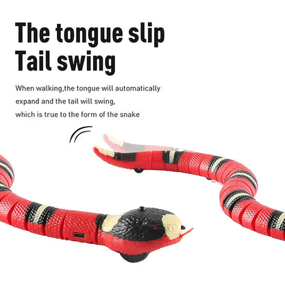 2023 Eletronic Smart Sensing Snake Automatic Cat Toys For Cats Dogs Pet Kitten Toys Pet Accessories