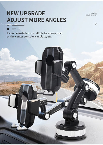 Phone Mount For Car Center Console Stack Super Adsorption Phone Holder On-Board Suck Support Clamp Bracket Universal
