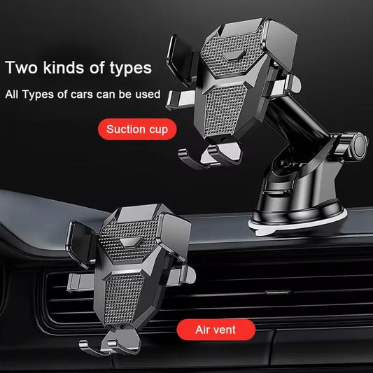 2023 NEW Universal Sucker Car Phone Holder 360° Windshield Car Dashboard Mobile Cell Support Bracket for 4.0-7 Inch Smartphones
