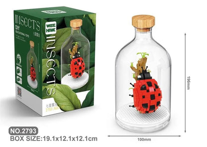 Assembly Mini Blocks Animal Ladybird Model Insect Bricks DIY Educational Toys Gifts Girls Christmas Present Pet Shop Wisehawk