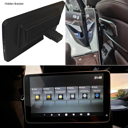 2025 New Android Operation System 4K HD 1080P Car Monitor Back Seat TV Headrest Screens For BMW X6 G06 WIFI Rear Entertainment