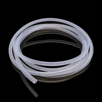 Tubo de silicona flexible de 1 m/5 m, diámetro interior de 0,5, 1, 2, 2,5, 3, 4, 5, 6, 7 y 8 mm, apto para uso alimentario, resistente a la temperatura, no tóxico, transparente