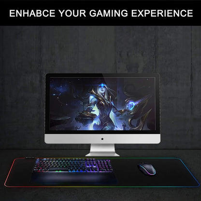 Pink Girl Cartoon Sailors Moons RGB Pc Gamer Keyboard Mouse Pad Mousepad LED Glowing Mouse Mats Rubber Gaming Computer Mausepad