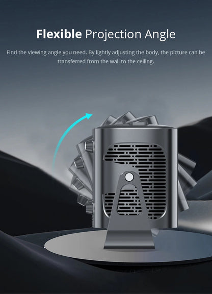 2024 Newest Portable Smart Android 13 Projector 1080p HD Low Noise Home Theater  Business Education 4K Short Throw Projectors