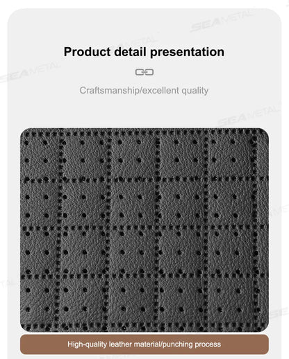 SEAMETAL Car Arm Rest Cover Cushion Wear-Resistant Center Console Box Protector Anti Slip Armrest Box Pad with Storage Pocket