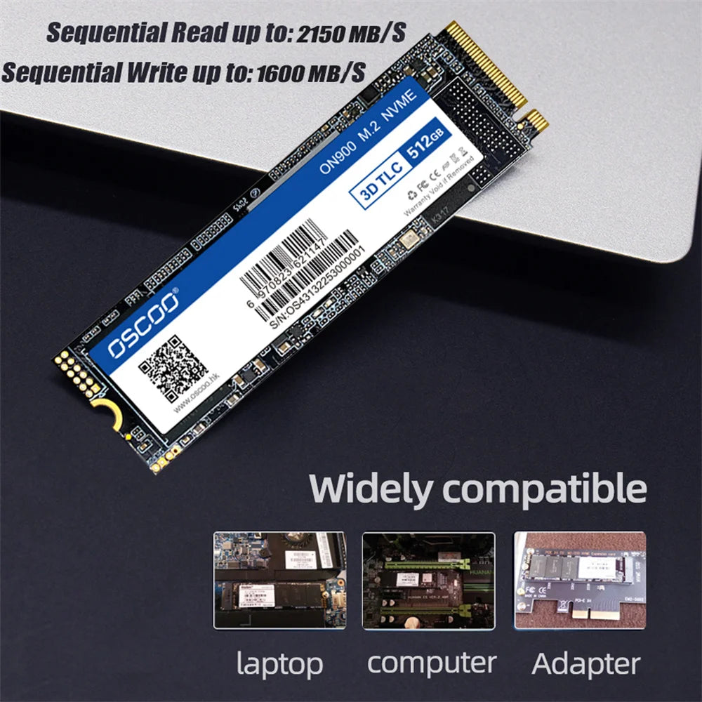 OSCOO M.2 NVME ssd M2 1TB PCIe NVME SSD 128GB 512GB 256gb Solid State Drive 2280 Internal Hard Disk hdd for Desktop PC Notebook