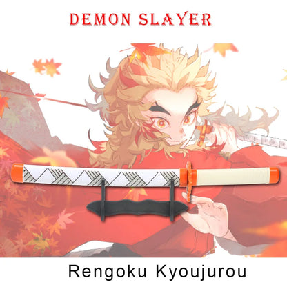 Anime Demon Slayer Katana Kimetsu No Yaiba Sword  60cm Toy Sword  Sanemi Kyoujurou Kokushibou Reissue Katana
