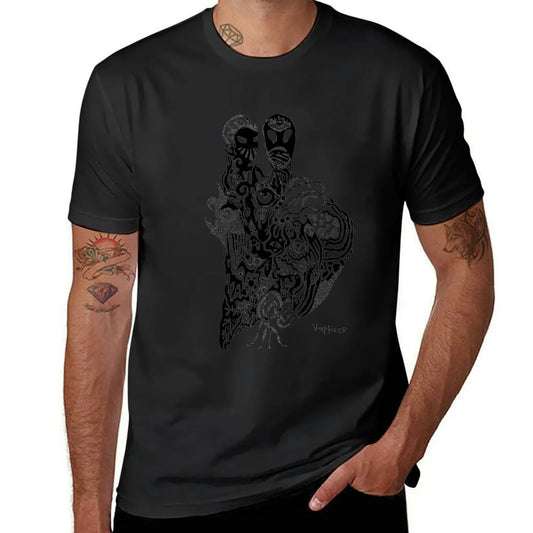 stopmotion buds T-shirt korean fashion customs mens t shirt