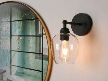 Permo Nordic Industrial Loft Rustic Glass Wall Light , Decorative Lighting for Kitchen Bedroom Corridor Cafe Bar Restaurant
