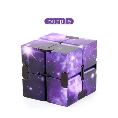 Starry Sky Infinity Cube Square Puzzle Toys Relieve Stress Hand Game Four Corner Maze Toys Children Adult Decompression fidget