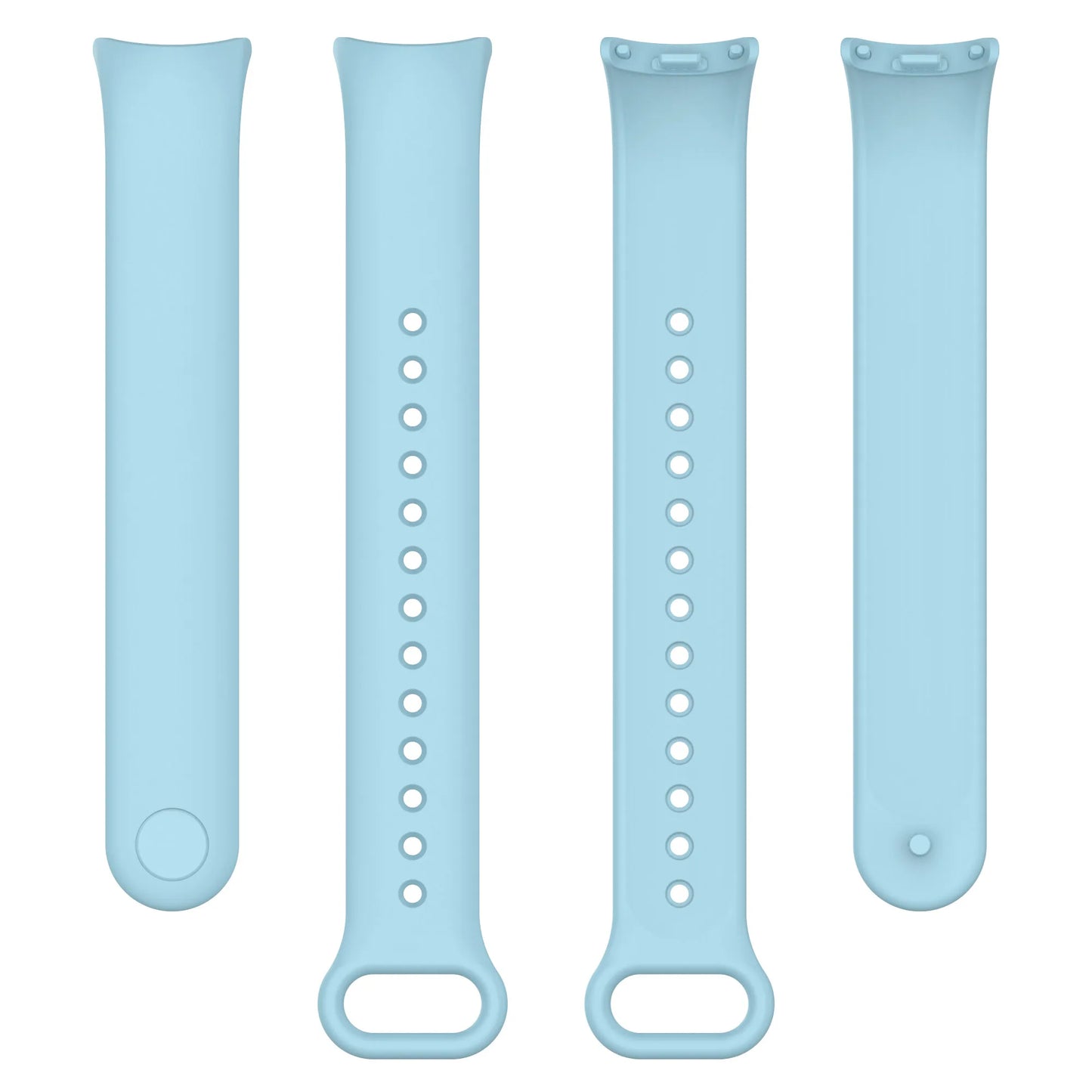 Silicone Strap For Xiaomi Smart Band 8 NFC Solid Bracelet Replacement Wristband Mi band 8 Waterproof Sport Watchband Accessories