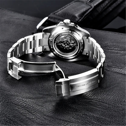PAGANI DESIGN Men's Mechanical Wristwatches Luxury Brand Mens Watch NH35 100m Waterproof Sapphire Diving Watch reloj hombre