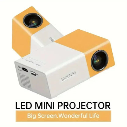 YG300 HD 320x240p Mini projecteur LED prise en charge HDMI USB TF lecteur audio domestique multimédia projecteur intelligent portable pour les voyages