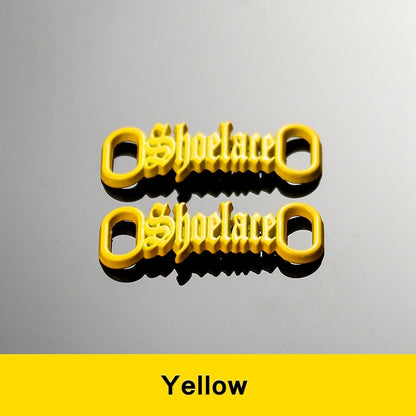 1 par de cordones con letras AF1, adornos con hebillas, kits para zapatillas, hebillas de metal para cordones, elegantes kits deportivos de metal, accesorios para cordones