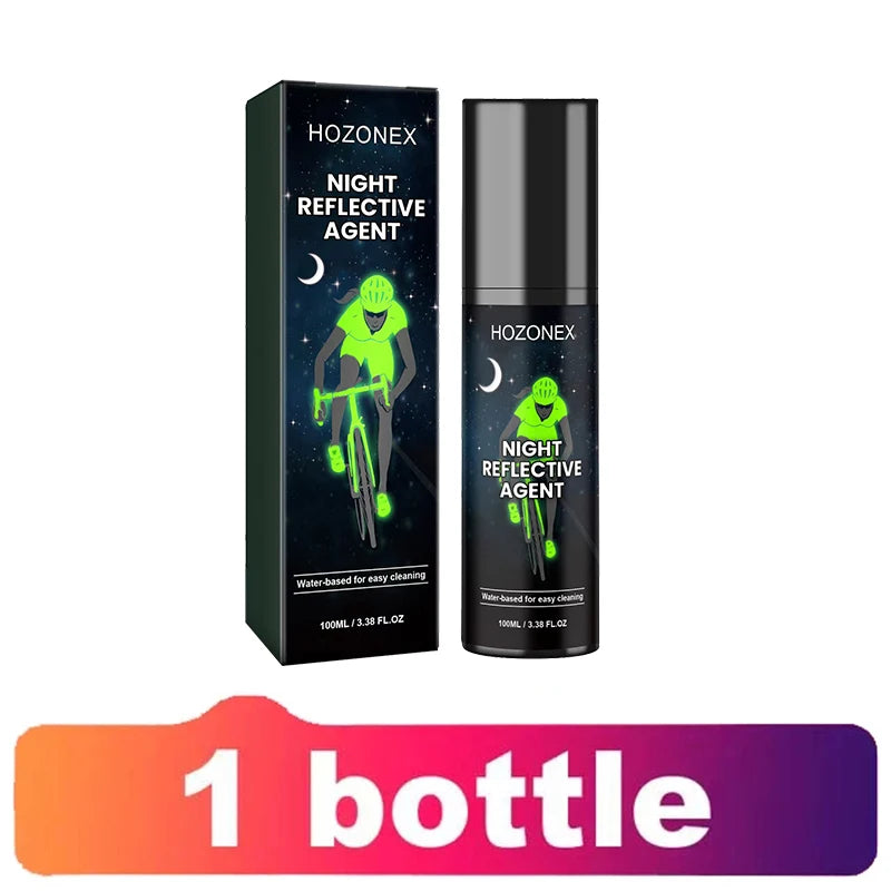 100ml Reflective Night Spray Paint For Night Riding Glow-in-The-Dark Paint Bright Spray Paint For Fabric Bicycles Skateboards