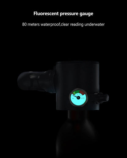 Trimix Lung Tank with Snorkeling Mask 0.5L Diving Equipment 0.5L mini diving scuba tank portable lung tank for diving