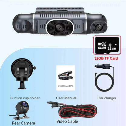 4Channels Car DVR 1080P Video Recorder WIFI APP Dash Cam for Cars Night Vision Rear View camera 24H Hardware Kit Car Assecories