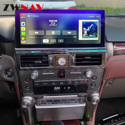 Radio para coche Android con pantalla IPS HD de 12,3" para Lexus GX460 GX400 2010-2020, reproductor multimedia, autorradio, navegación GPS, unidad principal 2 Din