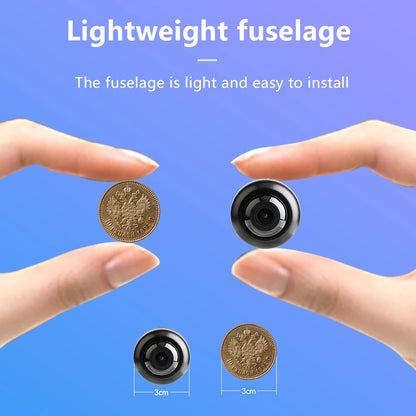 Mini caméra HD 1080P sans fil WiFi Baby Monitor Sécurité intérieure Surveillance Vision nocturne Caméscope Enregistreur audio vidéo